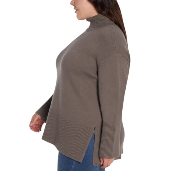 NWOT GAP Cotton Turtleneck Sweater | Brown - Picture 4 of 10